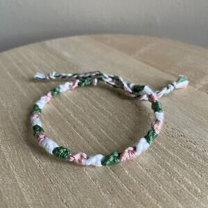 Dixie Bracelet, anklet, trendy, comfortable, tie, embroidery thread, woven, gift